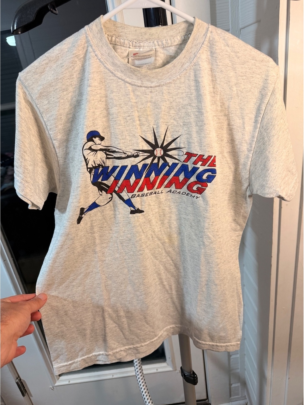Hanes Heavyweight Winning Oatmeal Graphic T Shirt